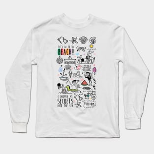 Summer beach paradise Long Sleeve T-Shirt